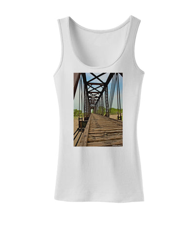 Colorado Landscape Bridge Womens Tank Top-Womens Tank Tops-TooLoud-White-X-Small-Davson Sales