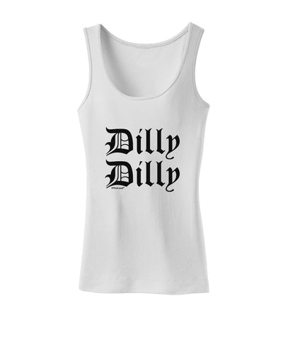 Dilly Dilly Beer Drinking Funny Womens Petite Tank Top by TooLoud-TooLoud-White-X-Small-Davson Sales