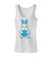 Cute Easter Bunny - Blue Womens Tank Top by TooLoud-Womens Tank Tops-TooLoud-White-X-Small-Davson Sales