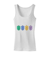 Hanukkah Dreidels Womens Tank Top-Womens Tank Tops-TooLoud-White-X-Small-Davson Sales