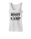 Bootcamp Large distressed Text Womens Tank Top-Womens Tank Tops-TooLoud-White-X-Small-Davson Sales