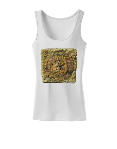 Stone Carving Sepia Womens Tank Top-Womens Tank Tops-TooLoud-White-X-Small-Davson Sales