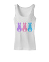 Three Easter Bunnies - Pastels Womens Tank Top by TooLoud-Womens Tank Tops-TooLoud-White-X-Small-Davson Sales