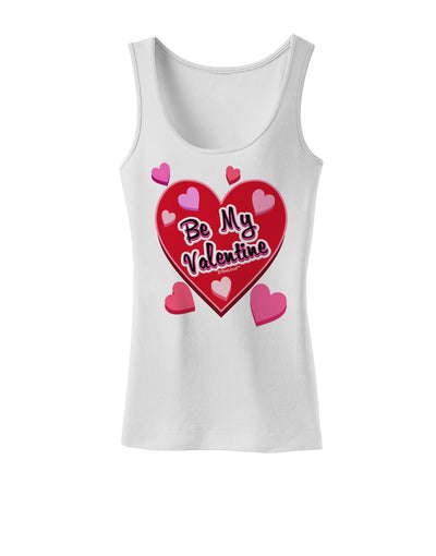 Be My Valentine Romantic Hearts Womens Tank Top-Womens Tank Tops-TooLoud-White-X-Small-Davson Sales