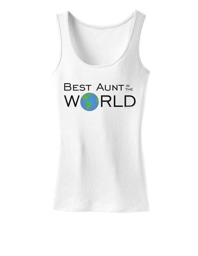 Best Aunt in the World Womens Tank Top-Womens Tank Tops-TooLoud-White-X-Small-Davson Sales