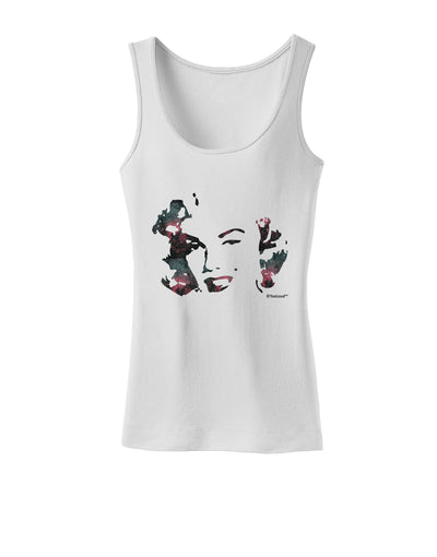 Marilyn Monroe Galaxy Design and Quote Womens Tank Top by TooLoud-Womens Tank Tops-TooLoud-White-X-Small-Davson Sales