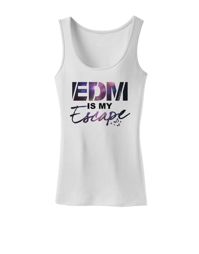 EDM Is My Escape Womens Tank Top-Womens Tank Tops-TooLoud-White-X-Small-Davson Sales