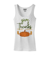 Give Thanks Womens Petite Tank Top-Womens Tank Tops-TooLoud-White-X-Small-Davson Sales