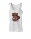 Cute Wet Beaver Womens Petite Tank Top-TooLoud-White-X-Small-Davson Sales