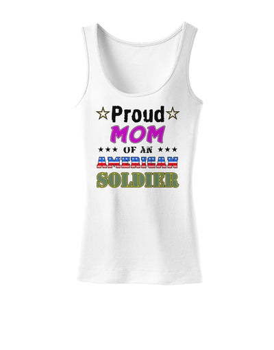 Proud Mom of an American Soldier Womens Tank Top-Womens Tank Tops-TooLoud-White-X-Small-Davson Sales