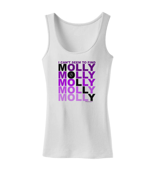 Find Molly Purple Womens Tank Top-Womens Tank Tops-TooLoud-White-X-Small-Davson Sales
