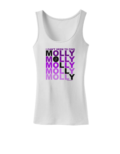 Find Molly Purple Womens Tank Top-Womens Tank Tops-TooLoud-White-X-Small-Davson Sales