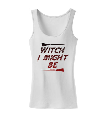 Witch I Might Be Womens Petite Tank Top by TooLoud-TooLoud-White-X-Small-Davson Sales