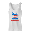 Future Democrat Womens Petite Tank Top-TooLoud-White-X-Small-Davson Sales