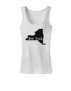 New York - United States Shape Womens Tank Top by TooLoud-Womens Tank Tops-TooLoud-White-X-Small-Davson Sales