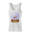 Little Gingerbread House Snow Globe Womens Tank Top by TooLoud-Womens Tank Tops-TooLoud-White-X-Small-Davson Sales