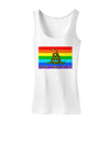 LGBT Rainbow Gadsden Flag Freedom Womens Tank Top-Womens Tank Tops-TooLoud-White-X-Small-Davson Sales