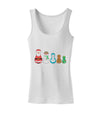 Cute Christmas Matryoshka Nesting Dolls Womens Tank Top-Womens Tank Tops-TooLoud-White-X-Small-Davson Sales