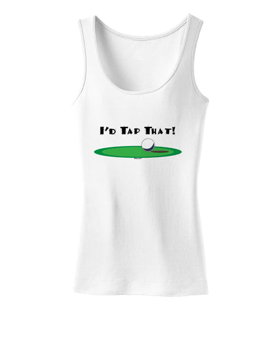 I'd Tap That Womens Tank Top-Womens Tank Tops-TooLoud-White-X-Small-Davson Sales