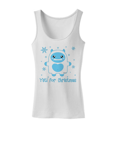 Yeti (Ready) for Christmas - Abominable Snowman Womens Tank Top-Womens Tank Tops-TooLoud-White-X-Small-Davson Sales