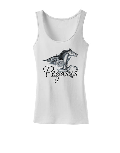 Pegasus Color Illustration Womens Tank Top-Womens Tank Tops-TooLoud-White-X-Small-Davson Sales