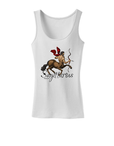 Sagittarius Color Illustration Womens Tank Top-Womens Tank Tops-TooLoud-White-X-Small-Davson Sales