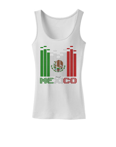 Mexican Flag Levels - Cinco De Mayo Text Womens Tank Top-Womens Tank Tops-TooLoud-White-X-Small-Davson Sales