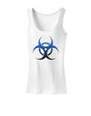 Biohazard Symbol Blue Stone - Apocalypse Womens Tank Top-Womens Tank Tops-TooLoud-White-X-Small-Davson Sales