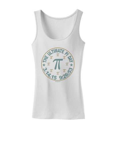The Ultimate Pi Day Emblem Womens Tank Top by TooLoud-Womens Tank Tops-TooLoud-White-X-Small-Davson Sales