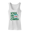 Kiss Me I'm Chirish Womens Petite Tank Top by TooLoud-Clothing-TooLoud-White-X-Small-Davson Sales