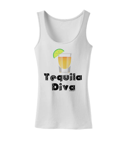 Tequila Diva - Cinco de Mayo Design Womens Tank Top by TooLoud-Womens Tank Tops-TooLoud-White-X-Small-Davson Sales