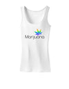 Marijuana Text and Leaf - Rainbow Womens Tank Top-Womens Tank Tops-TooLoud-White-X-Small-Davson Sales