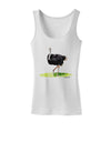 Ostrich Watercolor Womens Tank Top-Womens Tank Tops-TooLoud-White-X-Small-Davson Sales