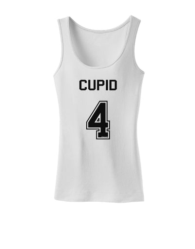 Reindeer Jersey - Cupid 4 Womens Tank Top-Womens Tank Tops-TooLoud-White-X-Small-Davson Sales