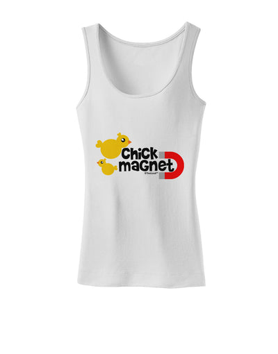 Cute Chick Magnet Design Womens Tank Top-Womens Tank Tops-TooLoud-White-X-Small-Davson Sales