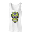 Version 7 Poison Day of the Dead Calavera Womens Tank Top-Womens Tank Tops-TooLoud-White-X-Small-Davson Sales