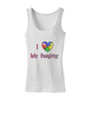 I Heart My Daughter - Autism Awareness Womens Tank Top by TooLoud-Womens Tank Tops-TooLoud-White-X-Small-Davson Sales