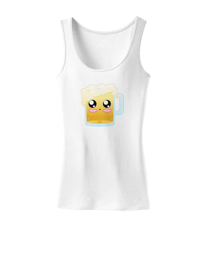 Draft the cute Beer Womens Tank Top-Womens Tank Tops-TooLoud-White-X-Small-Davson Sales