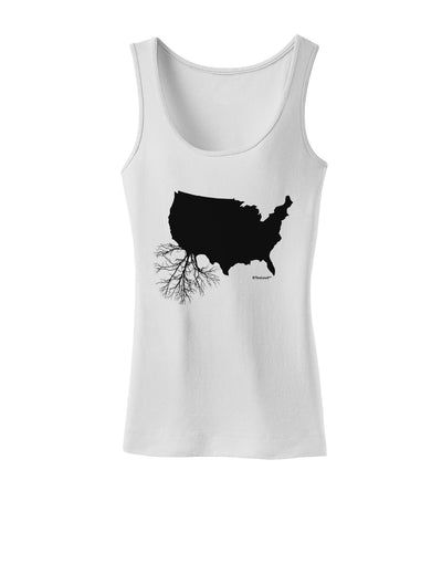 American Roots Design Womens Tank Top by TooLoud-Womens Tank Tops-TooLoud-White-X-Small-Davson Sales