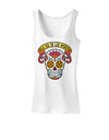 Feliz Dia de los Muertos Calavera Womens Tank Top-Womens Tank Tops-TooLoud-White-X-Small-Davson Sales