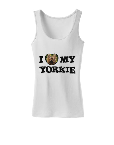 I Heart My Yorkie Womens Tank Top by TooLoud-Womens Tank Tops-TooLoud-White-X-Small-Davson Sales