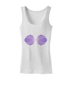 Easy Mermaid Costume Purple Shells - Halloween Womens Tank Top-Womens Tank Tops-TooLoud-White-X-Small-Davson Sales