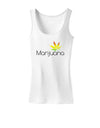 Marijuana Text and Leaf - Rastafarian Womens Tank Top-Womens Tank Tops-TooLoud-White-X-Small-Davson Sales