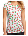 Strawberries Everywhere Juniors Sub Tee Single Side by TooLoud-TooLoud-White-Small-Davson Sales