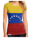 Venezuela Flag AOP Juniors Petite Sub Tee Single Side All Over Print-TooLoud-White-Small-Davson Sales