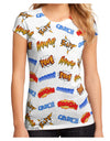 Onomatopoeia All Over Print Juniors Sub Tee Dual Sided All Over Print-TooLoud-White-Small-Davson Sales