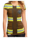 Firefighter Brown AOP Juniors Sub Tee Dual Sided All Over Print-TooLoud-White-Small-Davson Sales