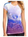 California Mountainscape Juniors Sub Tee Dual Sided All Over Print-TooLoud-White-Small-Davson Sales