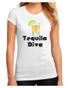 Tequila Diva - Cinco de Mayo Design Juniors Sublimate Tee by TooLoud-Womens T-Shirt-TooLoud-White-Small-Davson Sales