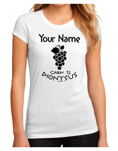 Personalized Cabin 12 Dionysus Juniors Sublimate Tee by-TooLoud-White-Small-Davson Sales